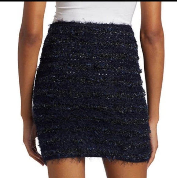 BALMAIN high-waist Wool Skirt NWT - Picture 9 of 14